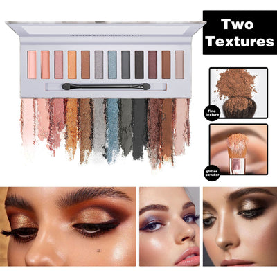 Eye Shadow Earth Color Smoky Makeup Shimmer Matte