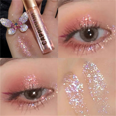 Liquid Eyeshadow Fine Glitter Pearlescent Waterproof