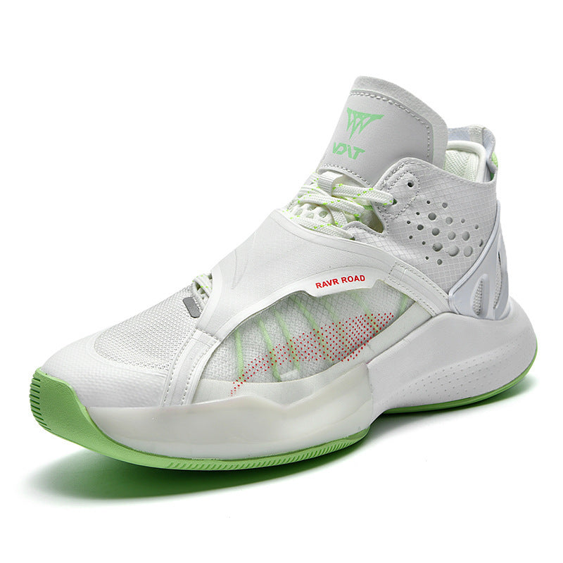 High-Top Velcro Basketball Shoes for Men