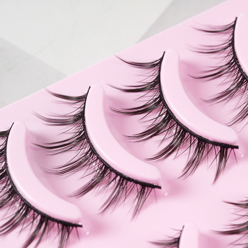 5 Pairs Manga Anime Cosplay False Lashes