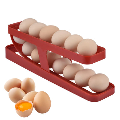 Automatic Egg Scrolling Storage Rack