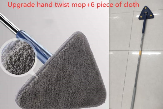 Extendable 360° Triangle Cleaning Mop