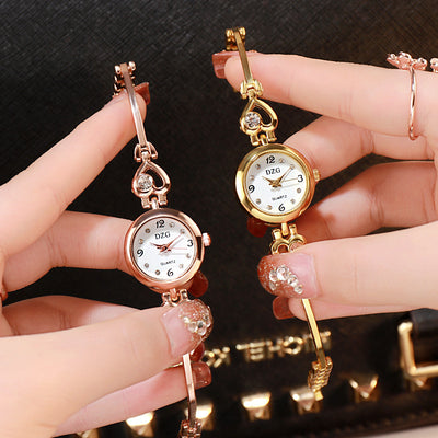 Simple Rhinestone Jewelry For Women Casual Watch