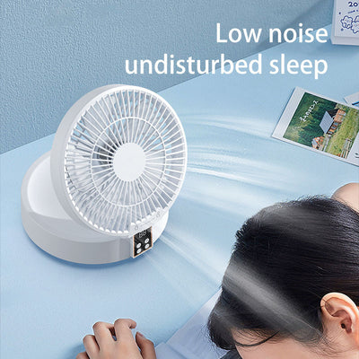 Remote Control Portable Rechargeable Ceiling Usb Electric Folding Fan Night Light Air Cooler Home-appliance Home