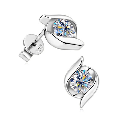 Luxury Moissanite Stud Earrings for Women