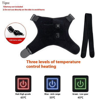 USB Electric Heating Shoulder Pad Shoulder Zhouyan Argy Wormwood Hot Compress Physiotherapy