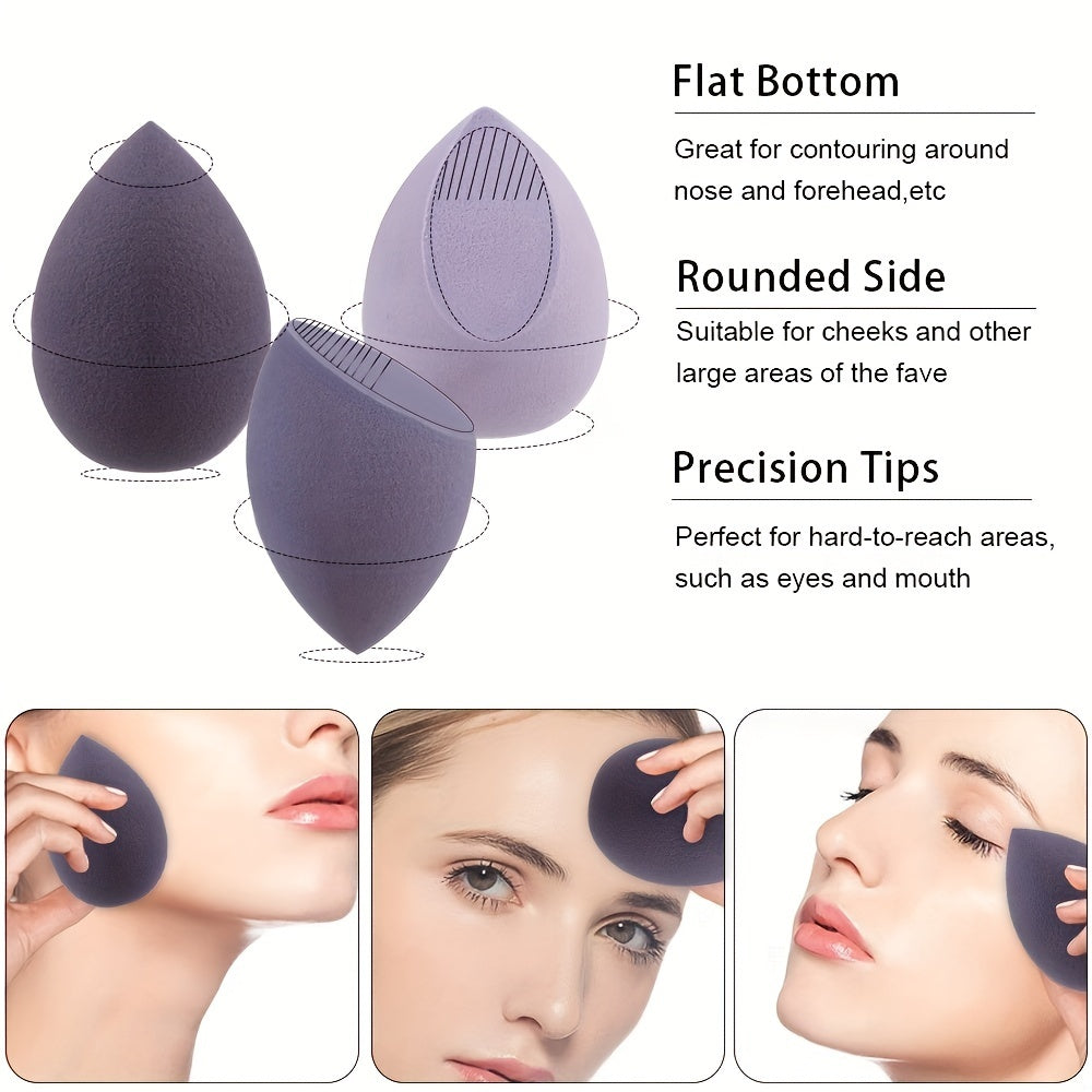 4-Piece Professional Makeup Sponge Set