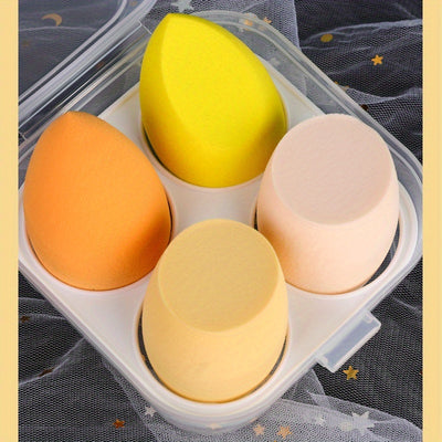 4-Piece Professional Makeup Sponge Set