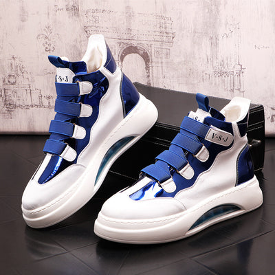 Fashionable Color Blocking High Profile Shoes For Men