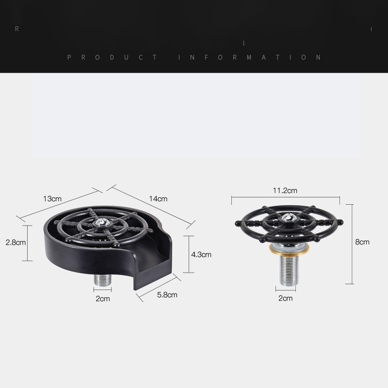 Bar Counter Cup Washer High-pressure Spray Faucet