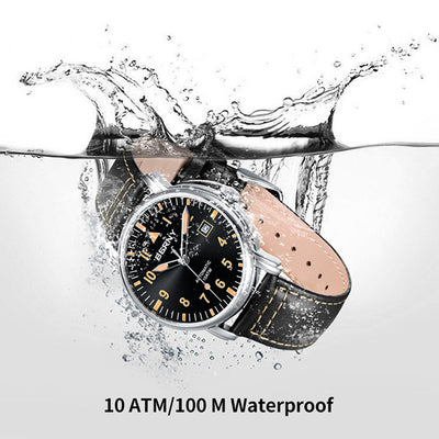 Men's Belt Waterproof Luminous Mechanical Watch