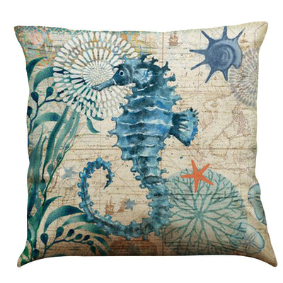 Sea Turtle Printed Cushion Covers